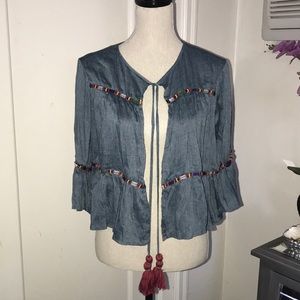 Zara woman bohemian blouse